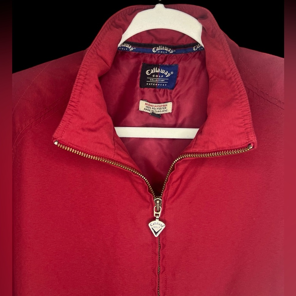 CALLAWAY Men’s Golf Pullover Half Zip in Red Size Medium | Could be unisex